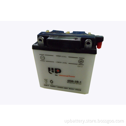 Dry Motorcycle Battery 6V6ah (6N6-3B)